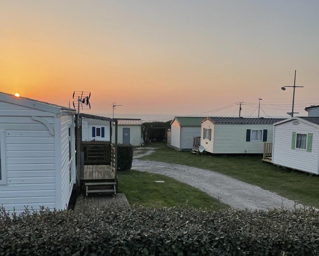 Mobil-Home Vue Sur Mer Le Portel Exteriör bild