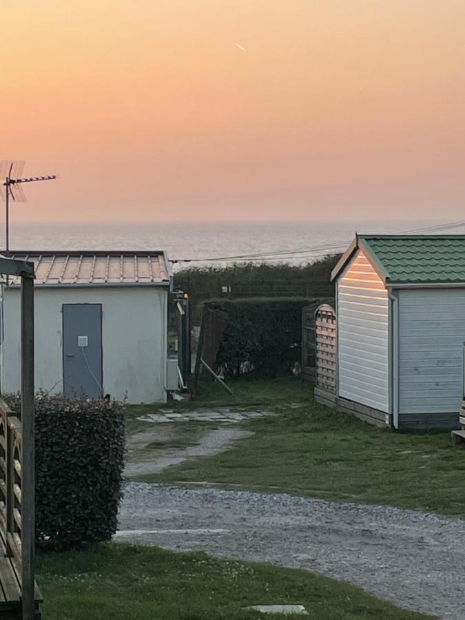 Mobil-Home Vue Sur Mer Le Portel Exteriör bild